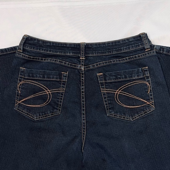 Chico’s Platinum Facet Jeans Blue Sz 1 (8) Short‎ EUC - Picture 2 of 10
